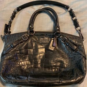 Authentic Coach Alligator Print Purse